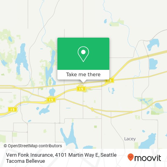 Vern Fonk Insurance, 4101 Martin Way E map