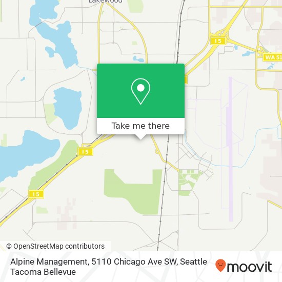 Alpine Management, 5110 Chicago Ave SW map