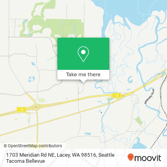 1703 Meridian Rd NE, Lacey, WA 98516 map