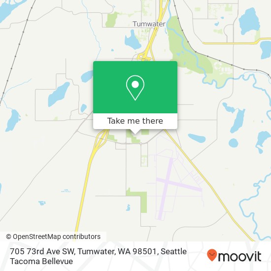 Mapa de 705 73rd Ave SW, Tumwater, WA 98501