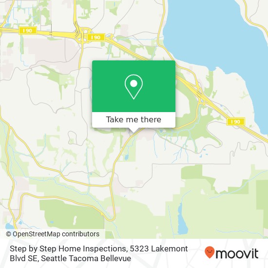 Step by Step Home Inspections, 5323 Lakemont Blvd SE map