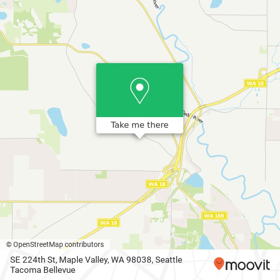 SE 224th St, Maple Valley, WA 98038 map