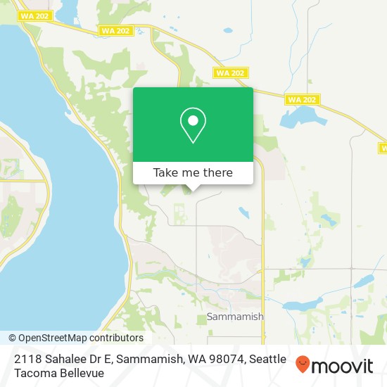 2118 Sahalee Dr E, Sammamish, WA 98074 map