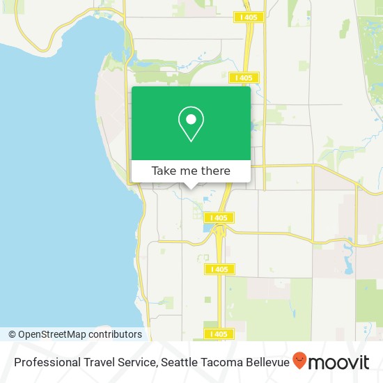 Professional Travel Service map