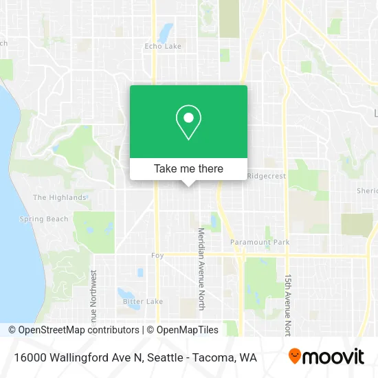 Mapa de 16000 Wallingford Ave N