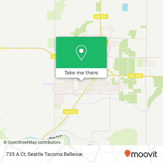 Mapa de 735 A Ct, Enumclaw, WA 98022