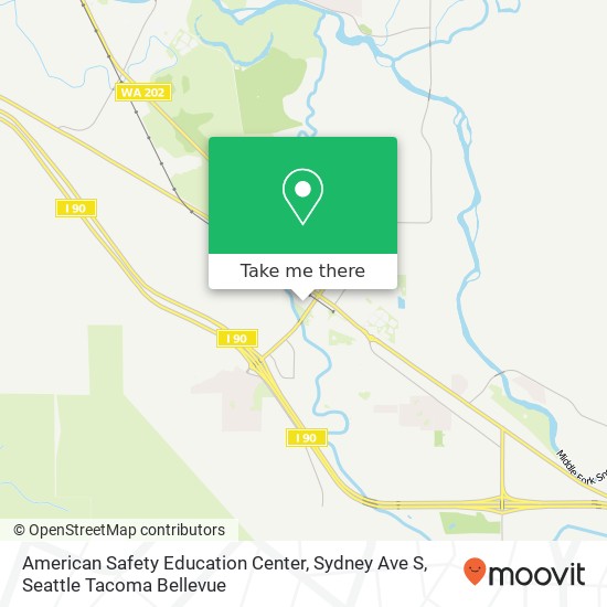 Mapa de American Safety Education Center, Sydney Ave S