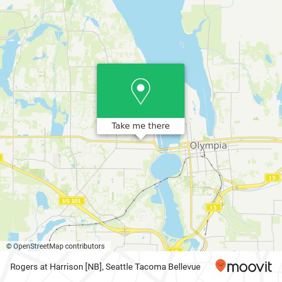 Mapa de Rogers at Harrison [NB]