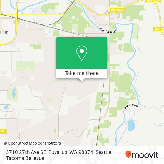 Mapa de 3710 27th Ave SE, Puyallup, WA 98374