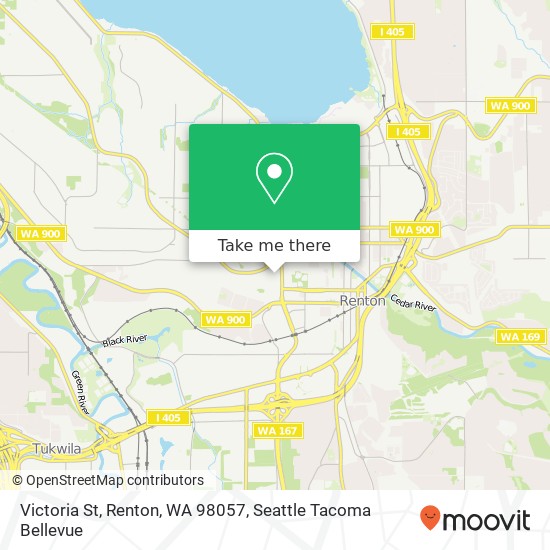 Mapa de Victoria St, Renton, WA 98057