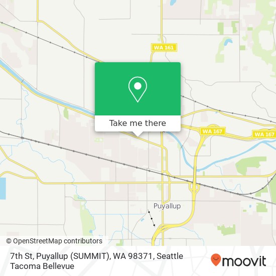 7th St, Puyallup (SUMMIT), WA 98371 map