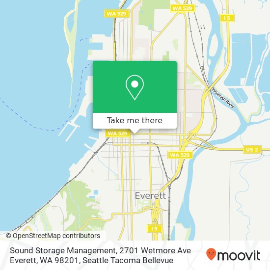 Sound Storage Management, 2701 Wetmore Ave Everett, WA 98201 map