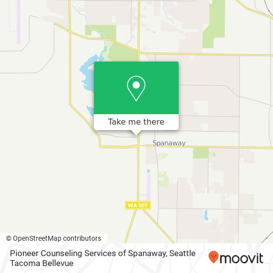 Pioneer Counseling Services of Spanaway map