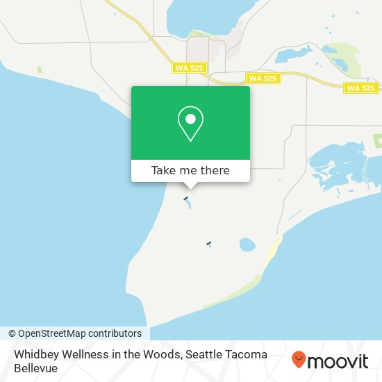 Whidbey Wellness in the Woods map