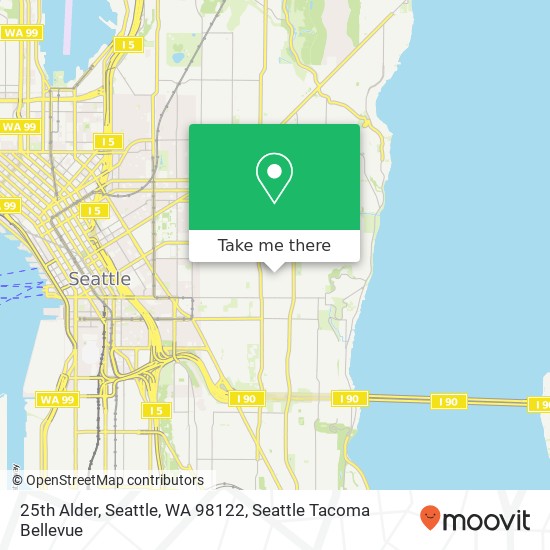 Mapa de 25th Alder, Seattle, WA 98122