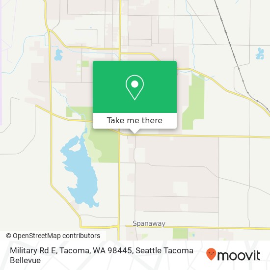 Mapa de Military Rd E, Tacoma, WA 98445