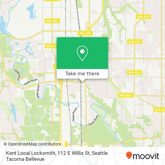 Kent Local Locksmith, 112 E Willis St map