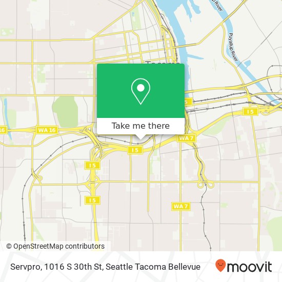 Servpro, 1016 S 30th St map
