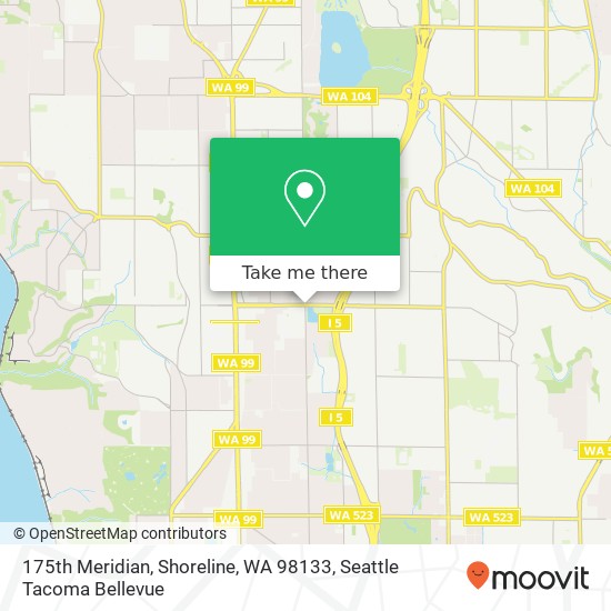 175th Meridian, Shoreline, WA 98133 map