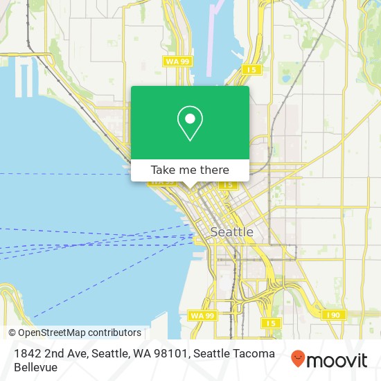 Mapa de 1842 2nd Ave, Seattle, WA 98101