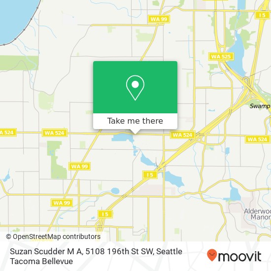 Mapa de Suzan Scudder M A, 5108 196th St SW