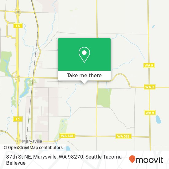 Mapa de 87th St NE, Marysville, WA 98270