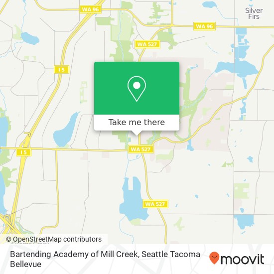 Bartending Academy of Mill Creek map