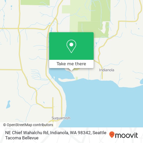 NE Chief Wahalchu Rd, Indianola, WA 98342 map