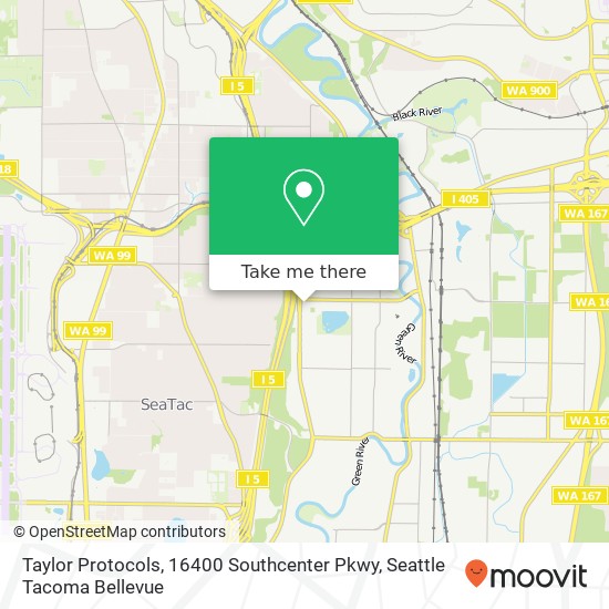 Taylor Protocols, 16400 Southcenter Pkwy map