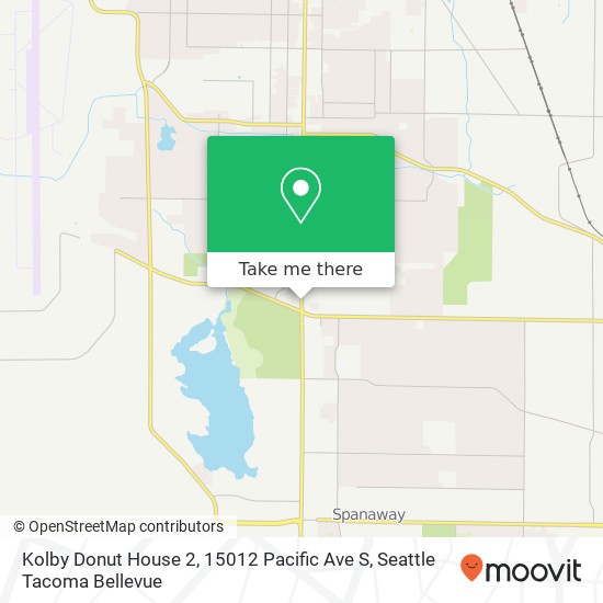 Mapa de Kolby Donut House 2, 15012 Pacific Ave S