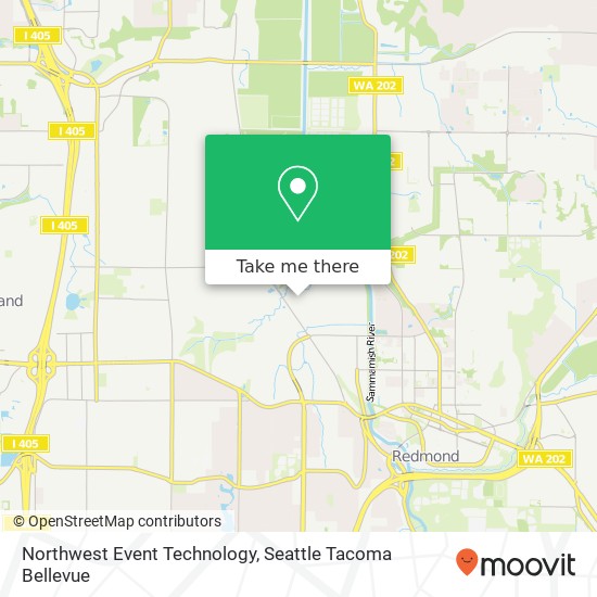 Northwest Event Technology map