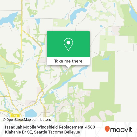 Mapa de Issaquah Mobile Windshield Replacement, 4580 Klahanie Dr SE