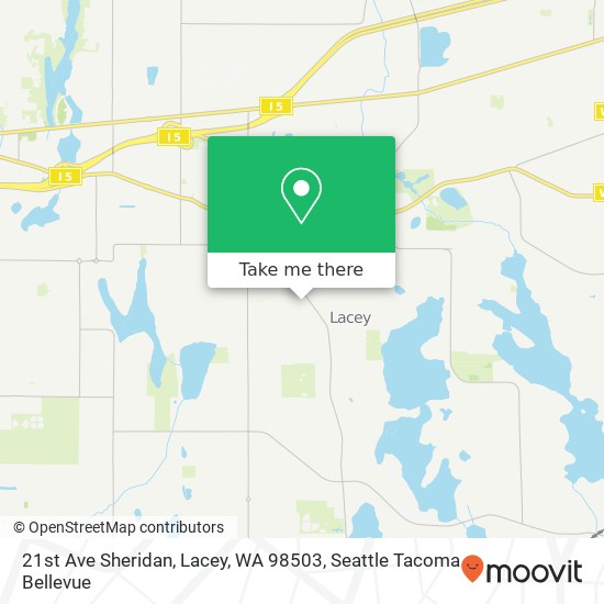 21st Ave Sheridan, Lacey, WA 98503 map