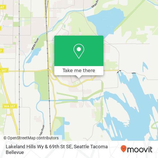 Mapa de Lakeland Hills Wy & 69th St SE