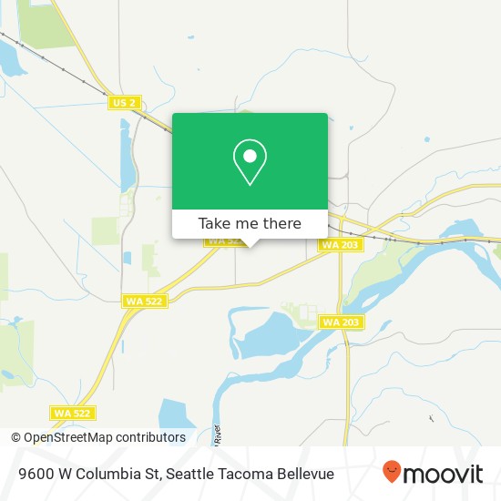 Mapa de 9600 W Columbia St, Monroe, WA 98272