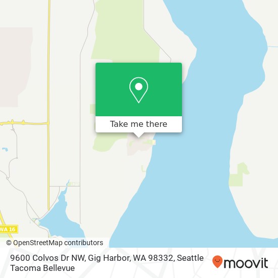 9600 Colvos Dr NW, Gig Harbor, WA 98332 map