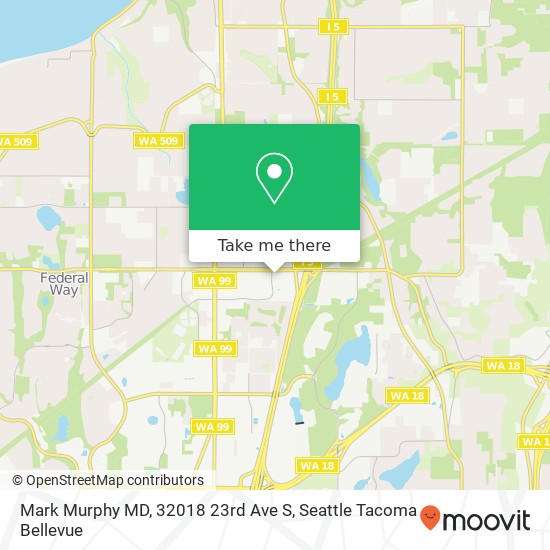 Mark Murphy MD, 32018 23rd Ave S map