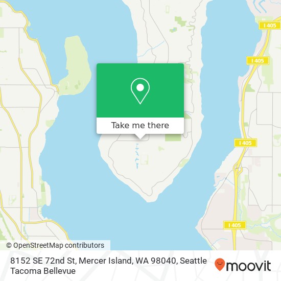 8152 SE 72nd St, Mercer Island, WA 98040 map