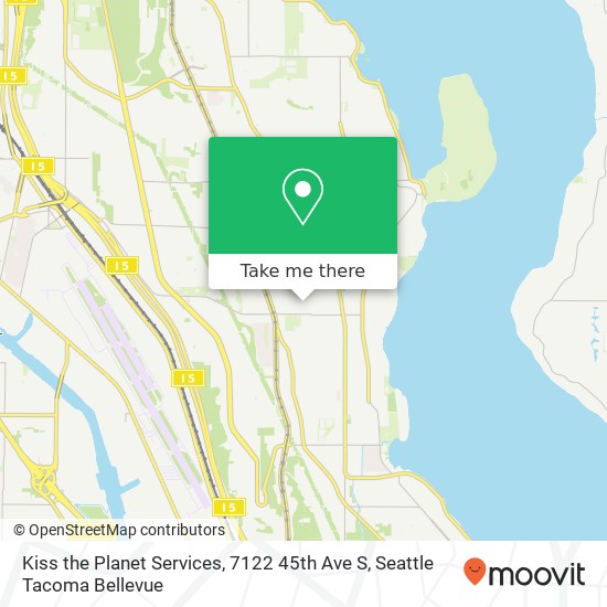 Kiss the Planet Services, 7122 45th Ave S map