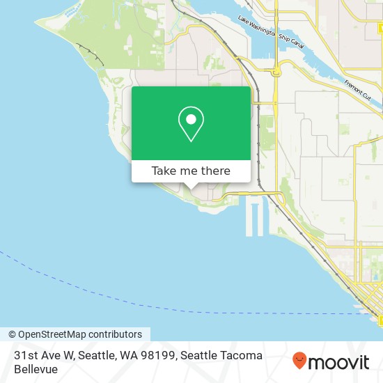 31st Ave W, Seattle, WA 98199 map