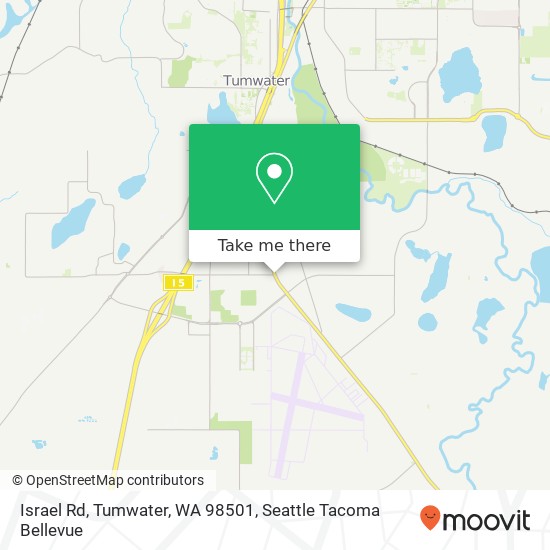 Israel Rd, Tumwater, WA 98501 map