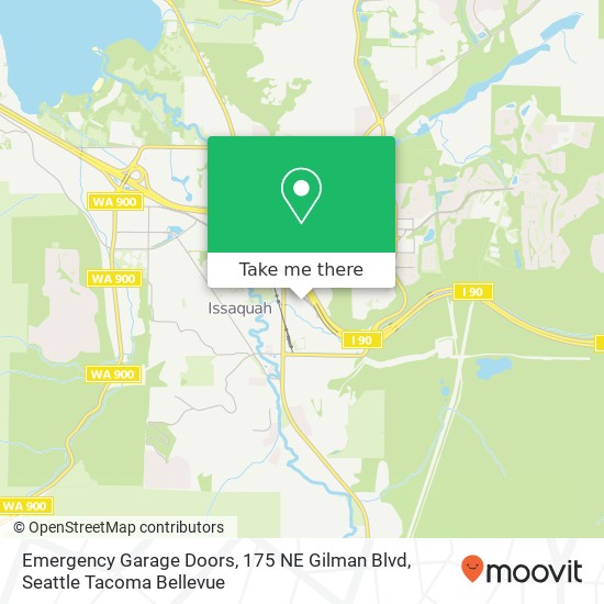 Emergency Garage Doors, 175 NE Gilman Blvd map