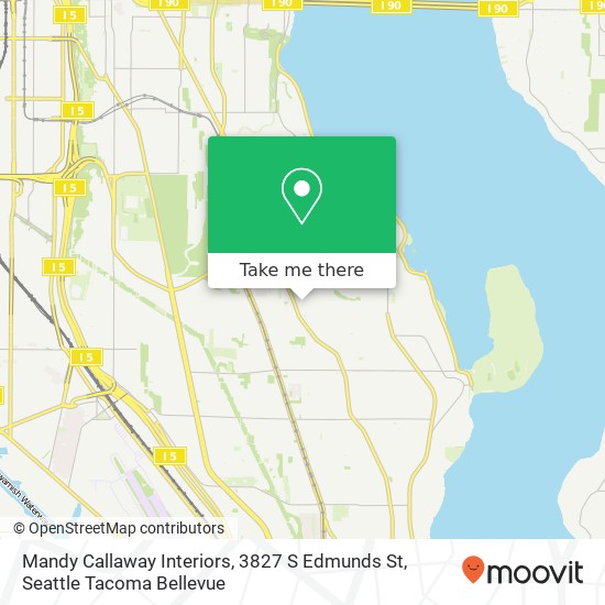 Mapa de Mandy Callaway Interiors, 3827 S Edmunds St