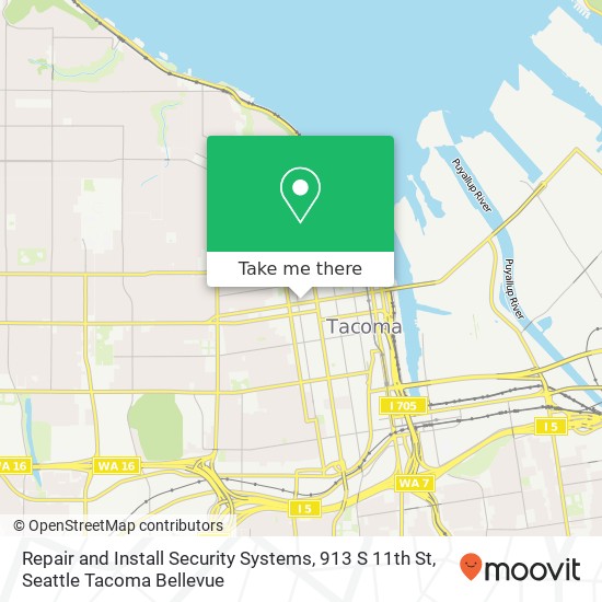 Repair and Install Security Systems, 913 S 11th St map