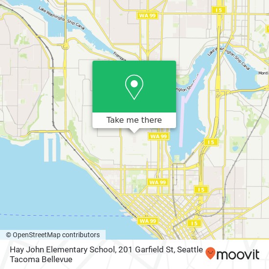 Hay John Elementary School, 201 Garfield St map