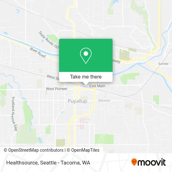 Mapa de Healthsource
