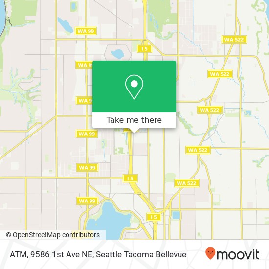 Mapa de ATM, 9586 1st Ave NE