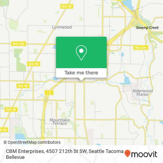 CBM Enterprises, 4507 212th St SW map