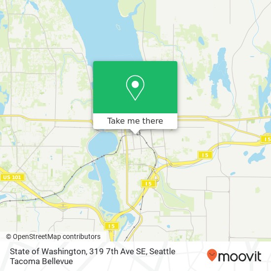 Mapa de State of Washington, 319 7th Ave SE