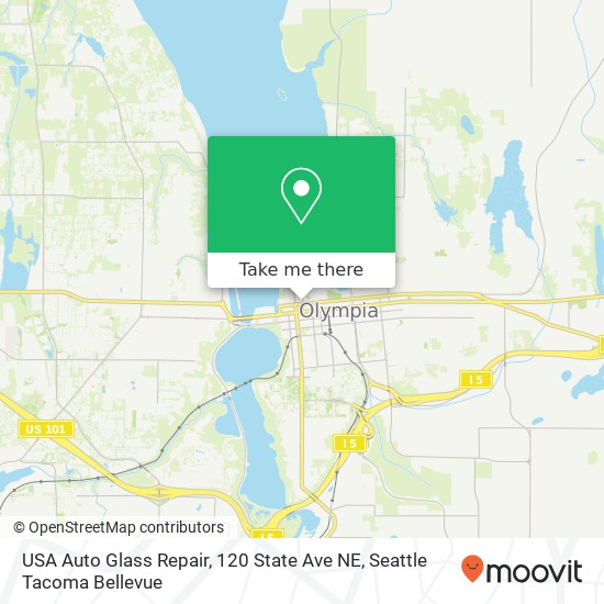 USA Auto Glass Repair, 120 State Ave NE map